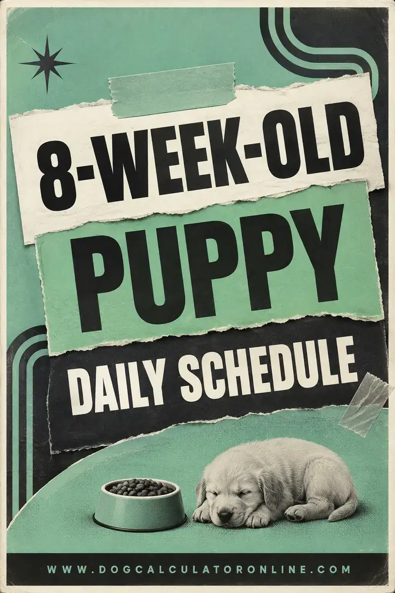 8-Week-Old Puppy Daily Schedule