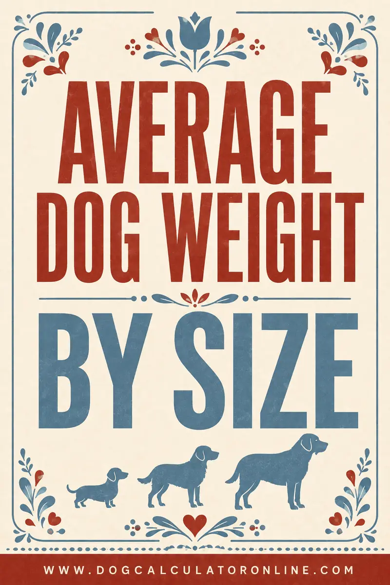 Average Dog Weight by Size Category