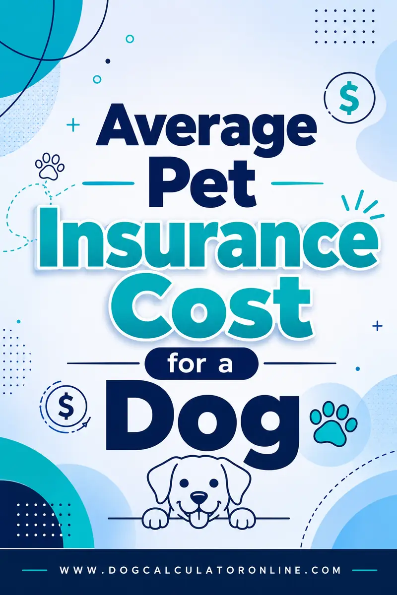Average Pet Insurance Cost for a Dog