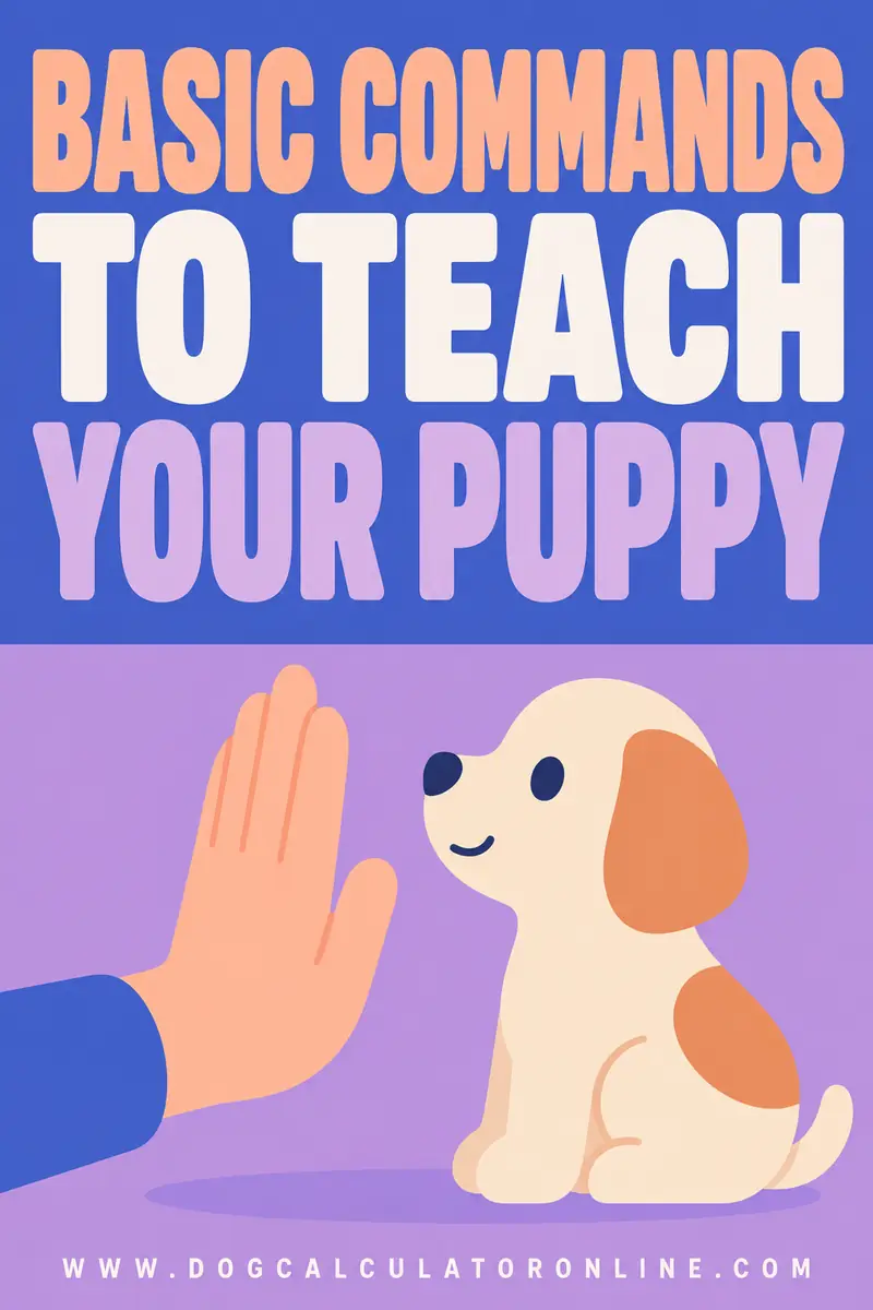 Basic Commands to Teach Your Puppy