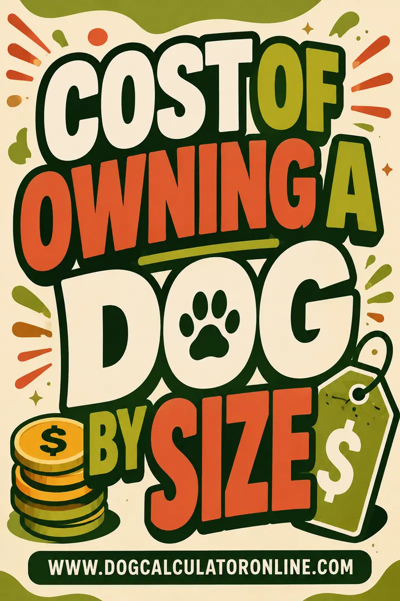 Cost of Owning a Dog by Size