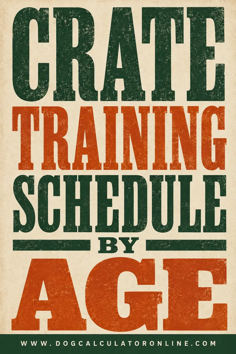 Crate Training Schedule by Age
