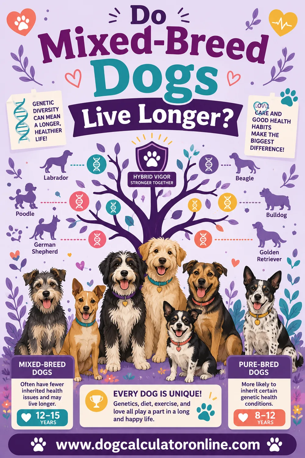 Do Mixed-Breed Dogs Live Longer?