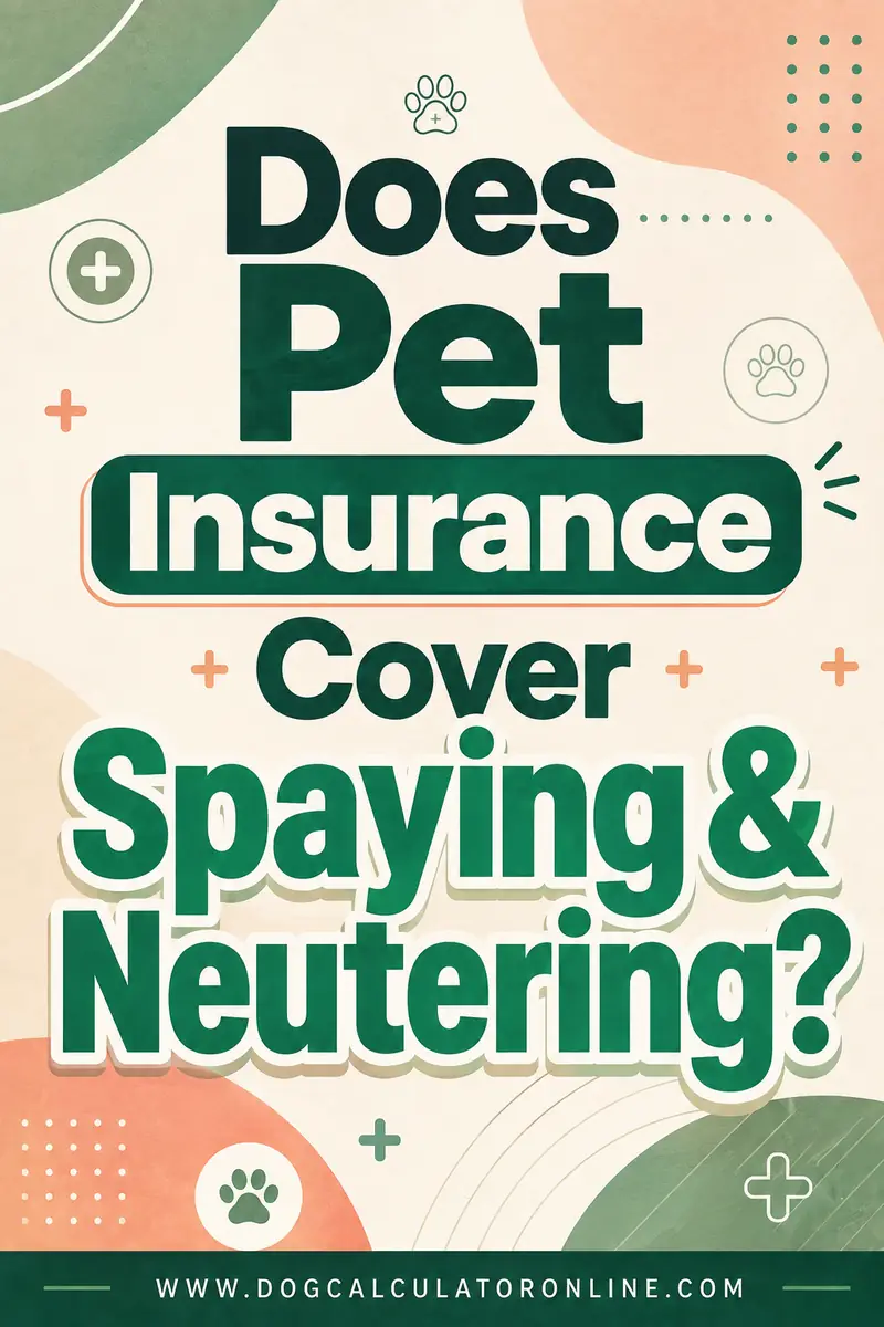 Does Pet Insurance Cover Spaying & Neutering?