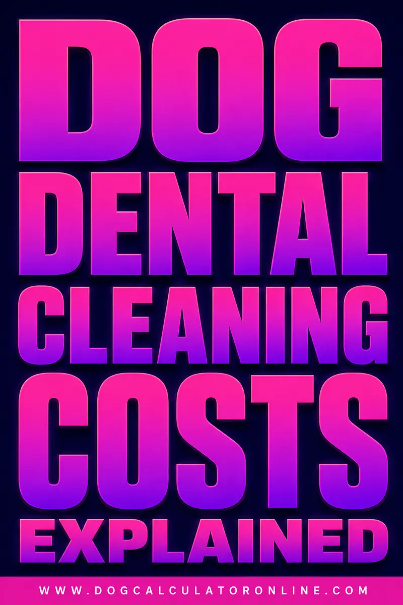 Dog Dental Cleaning Costs
