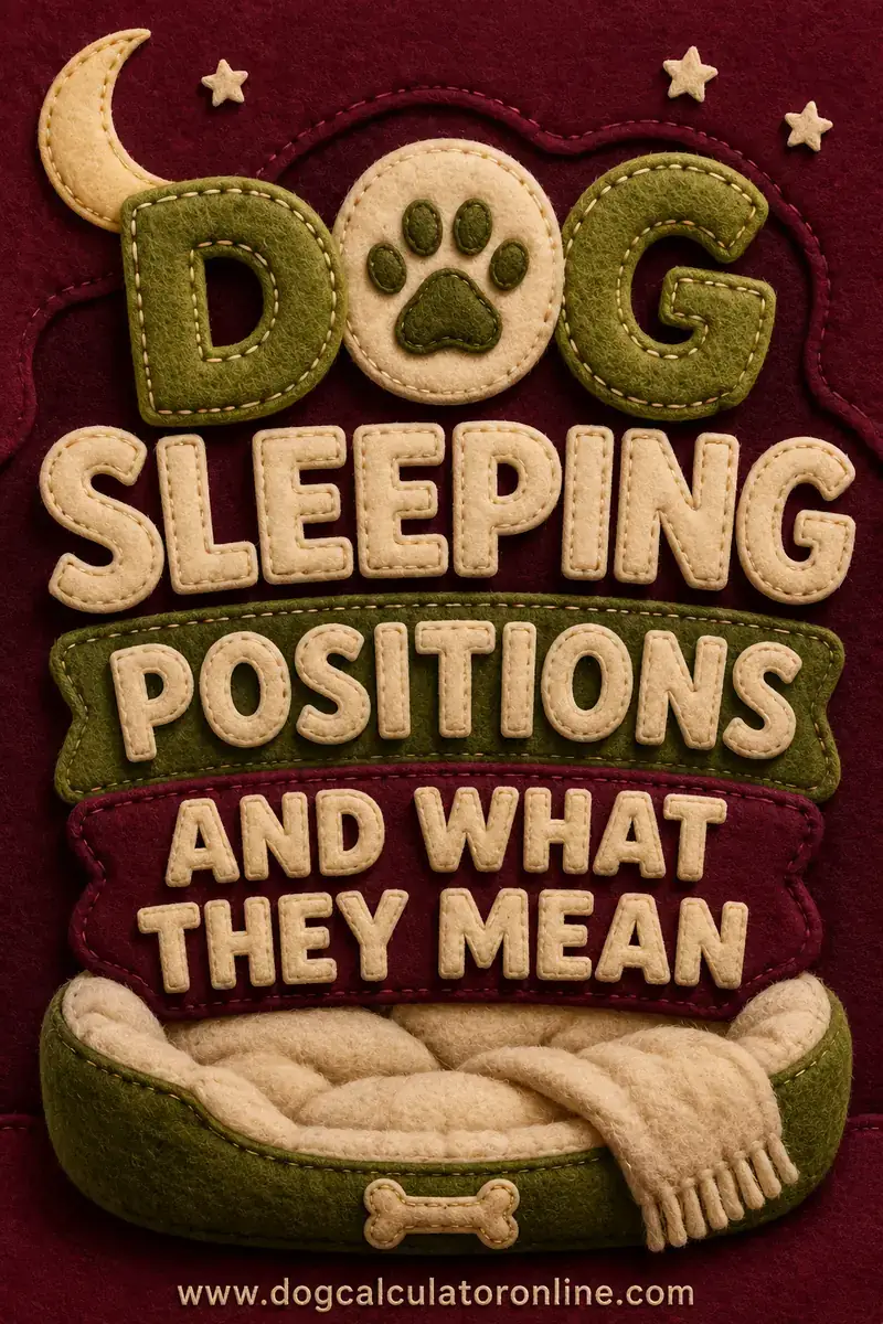 Dog Sleeping Positions and What They Mean