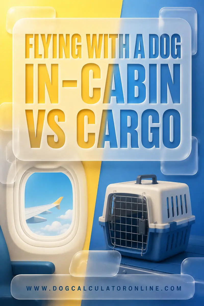 Flying With a Dog: In-Cabin vs Cargo
