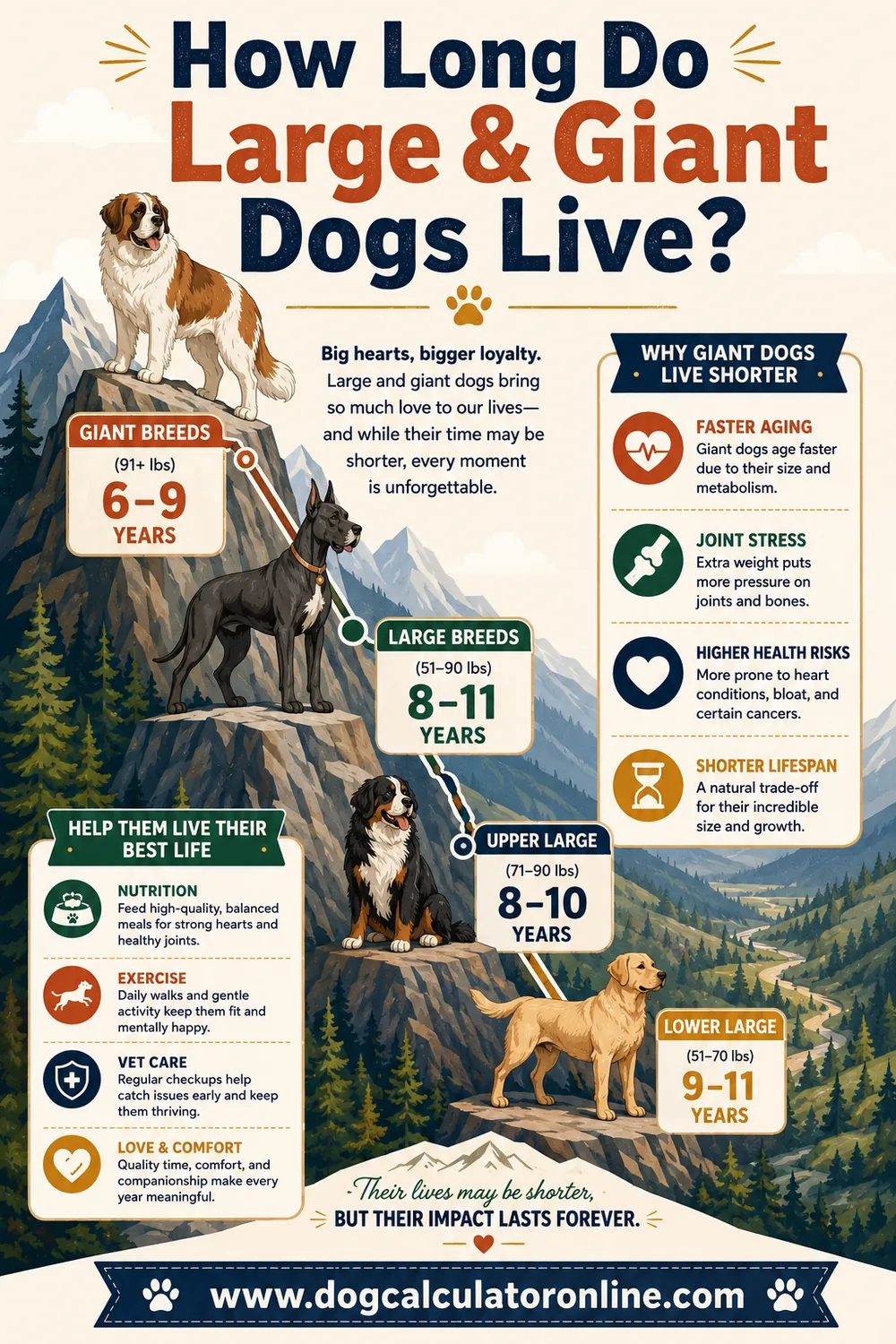 How Long Do Large & Giant Dogs Live?