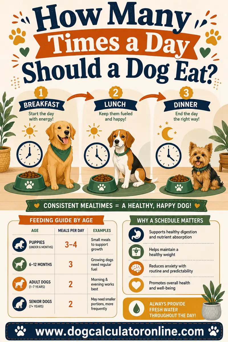 How Many Times a Day Should a Dog Eat?