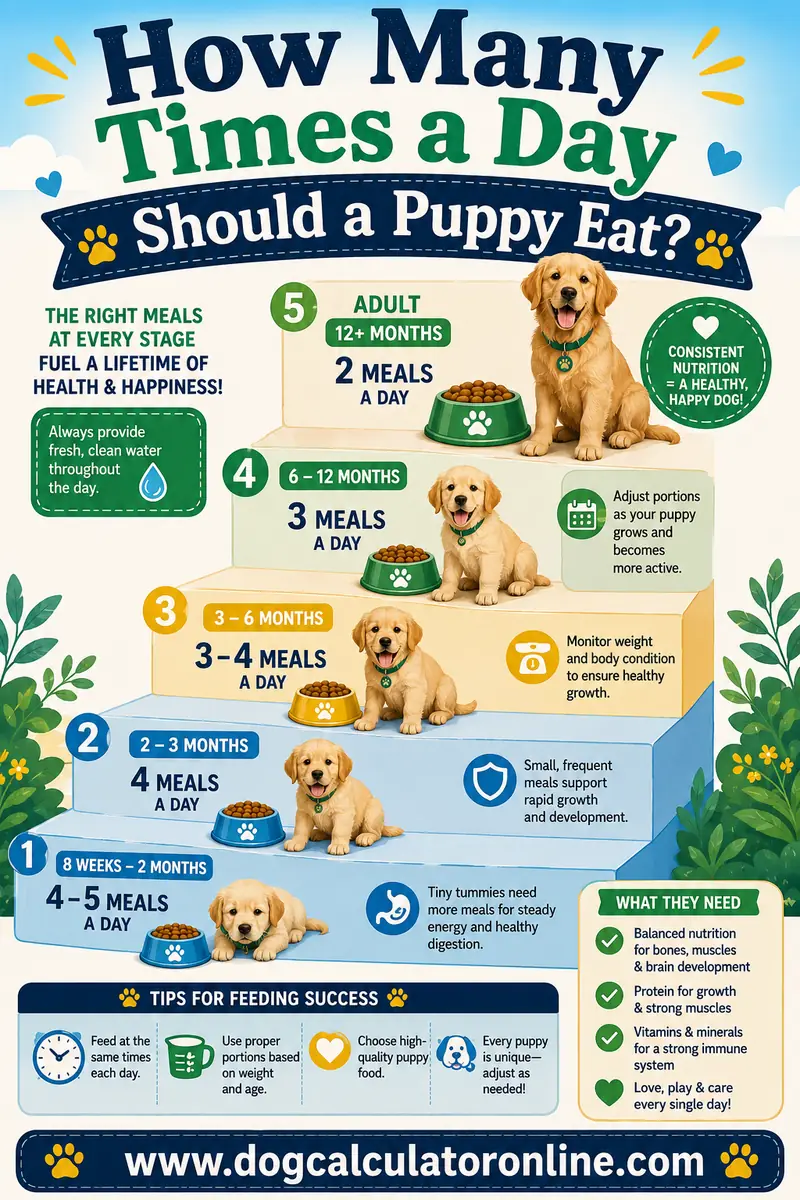 How Many Times a Day Should a Puppy Eat?