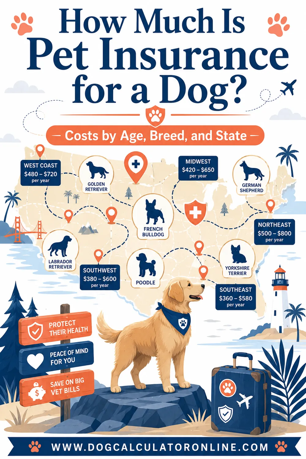 How Much Is Pet Insurance for a Dog? Costs by Age, Breed, and State