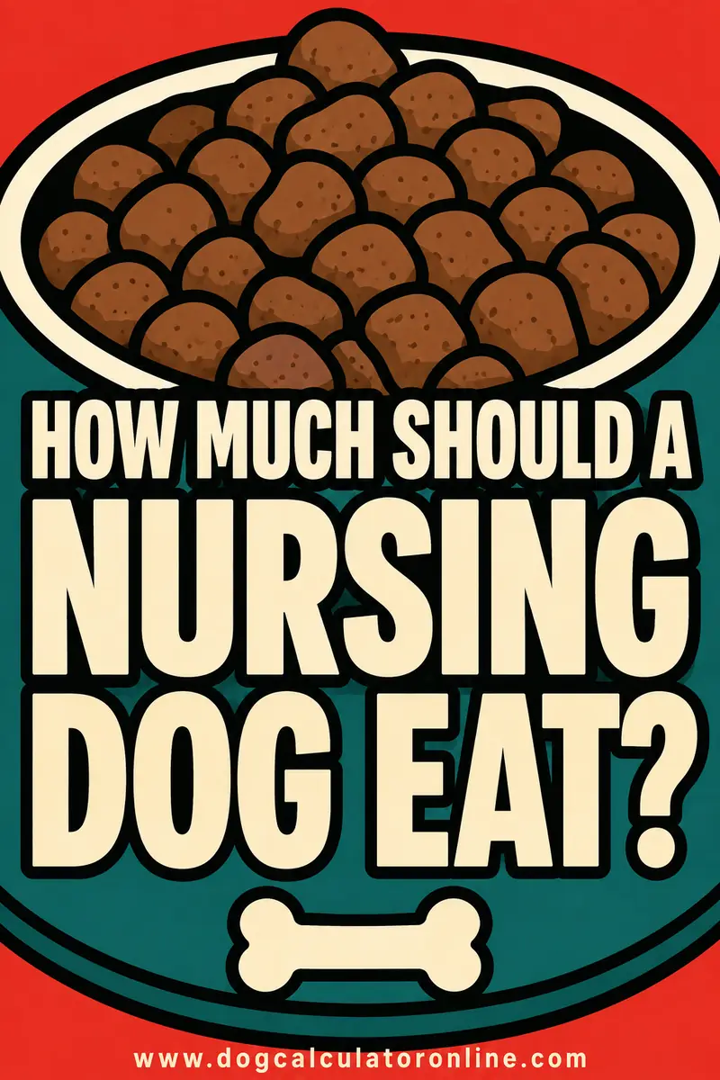 How Much Should a Nursing Dog Eat?