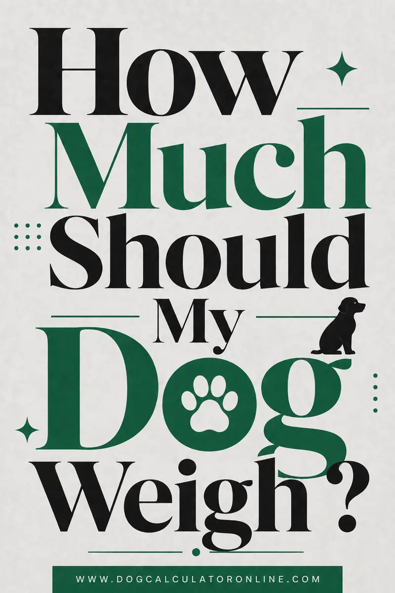 How Much Should My Dog Weigh?