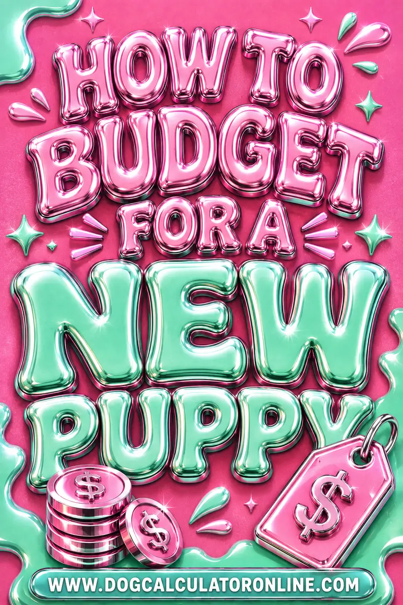 How to Budget for a New Puppy