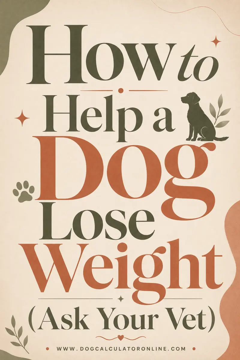 How to Help a Dog Lose Weight (Ask Your Vet)