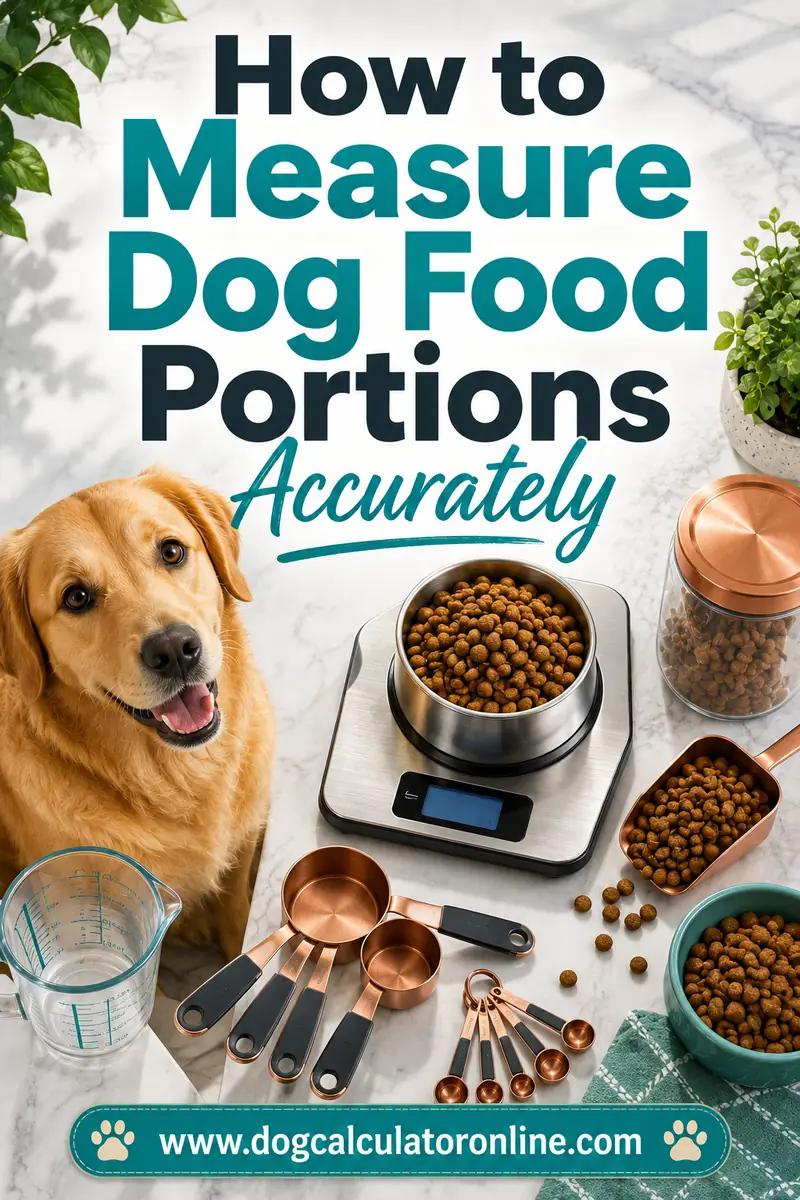 How to Measure Dog Food Portions Accurately