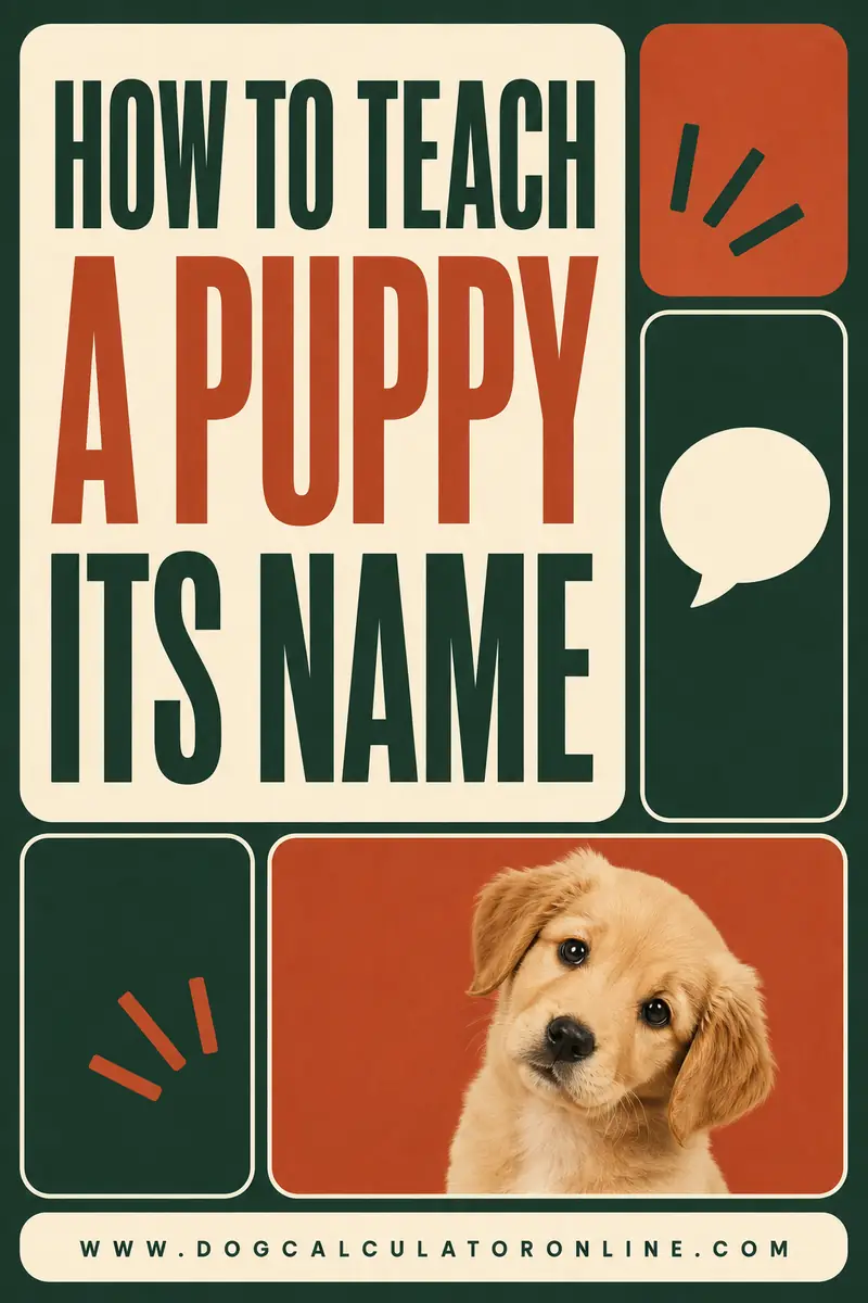 How to Teach a Puppy Its Name
