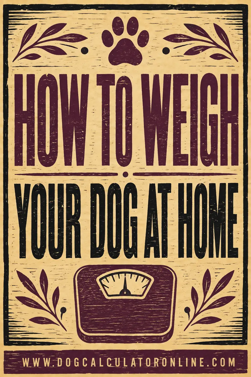 How to Weigh Your Dog at Home