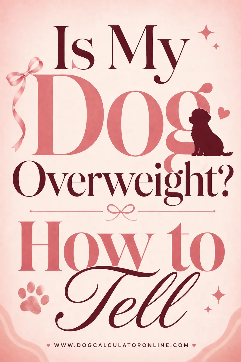 Is My Dog Overweight? How to Tell