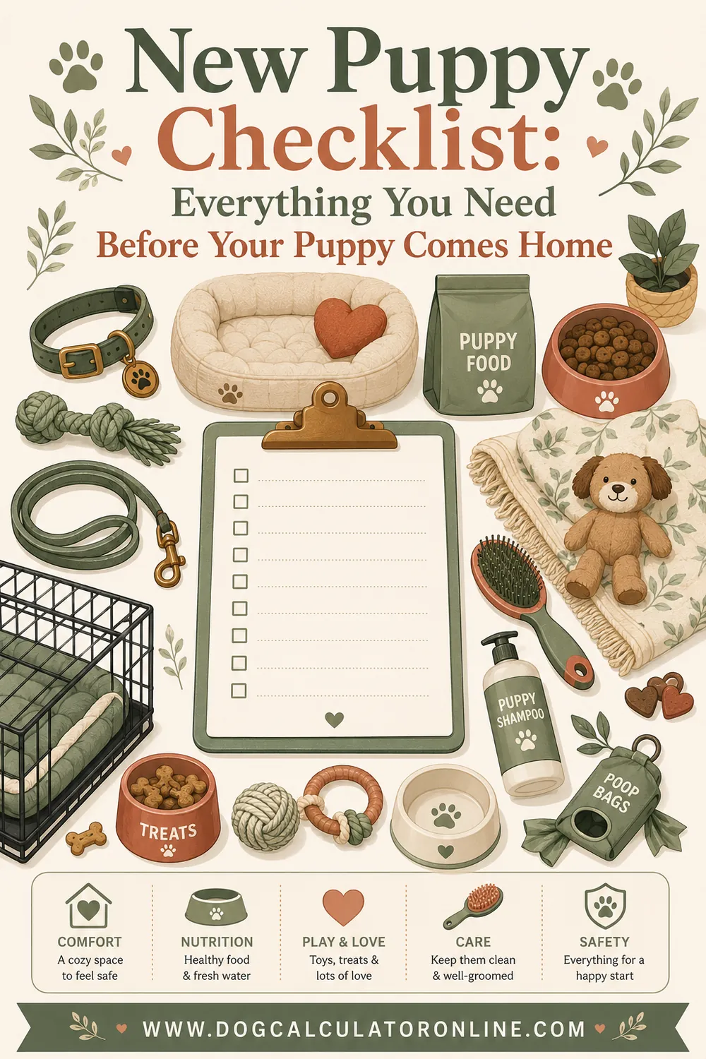 New Puppy Checklist: Everything You Need Before Your Puppy Comes Home