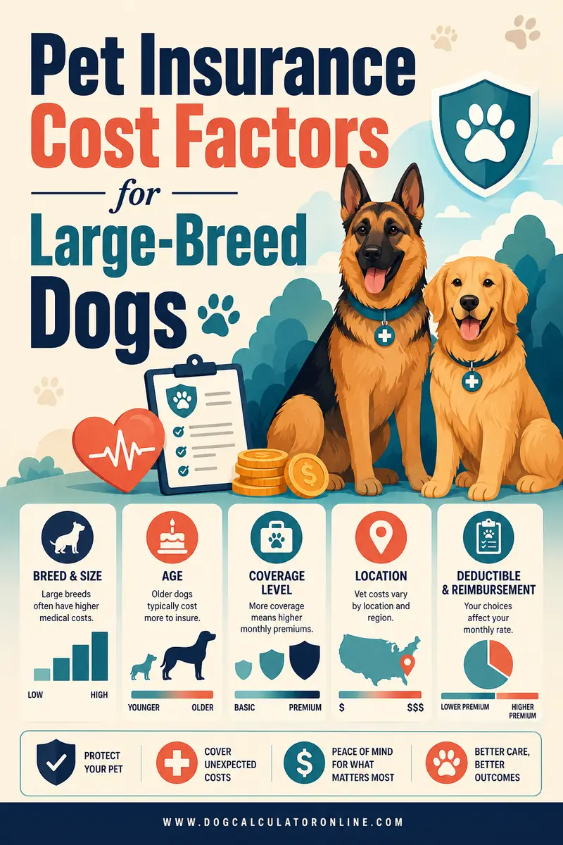 Pet Insurance Cost Factors for Large-Breed Dogs