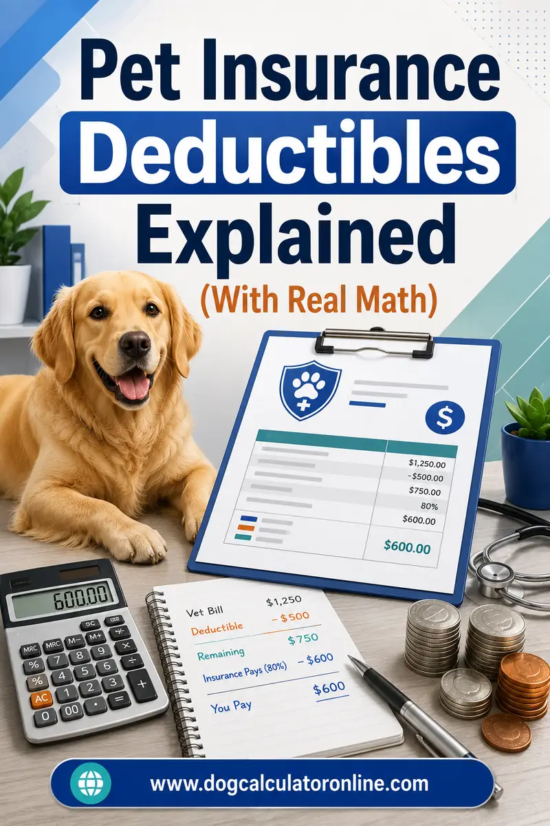 Pet Insurance Deductibles Explained (With Real Math)