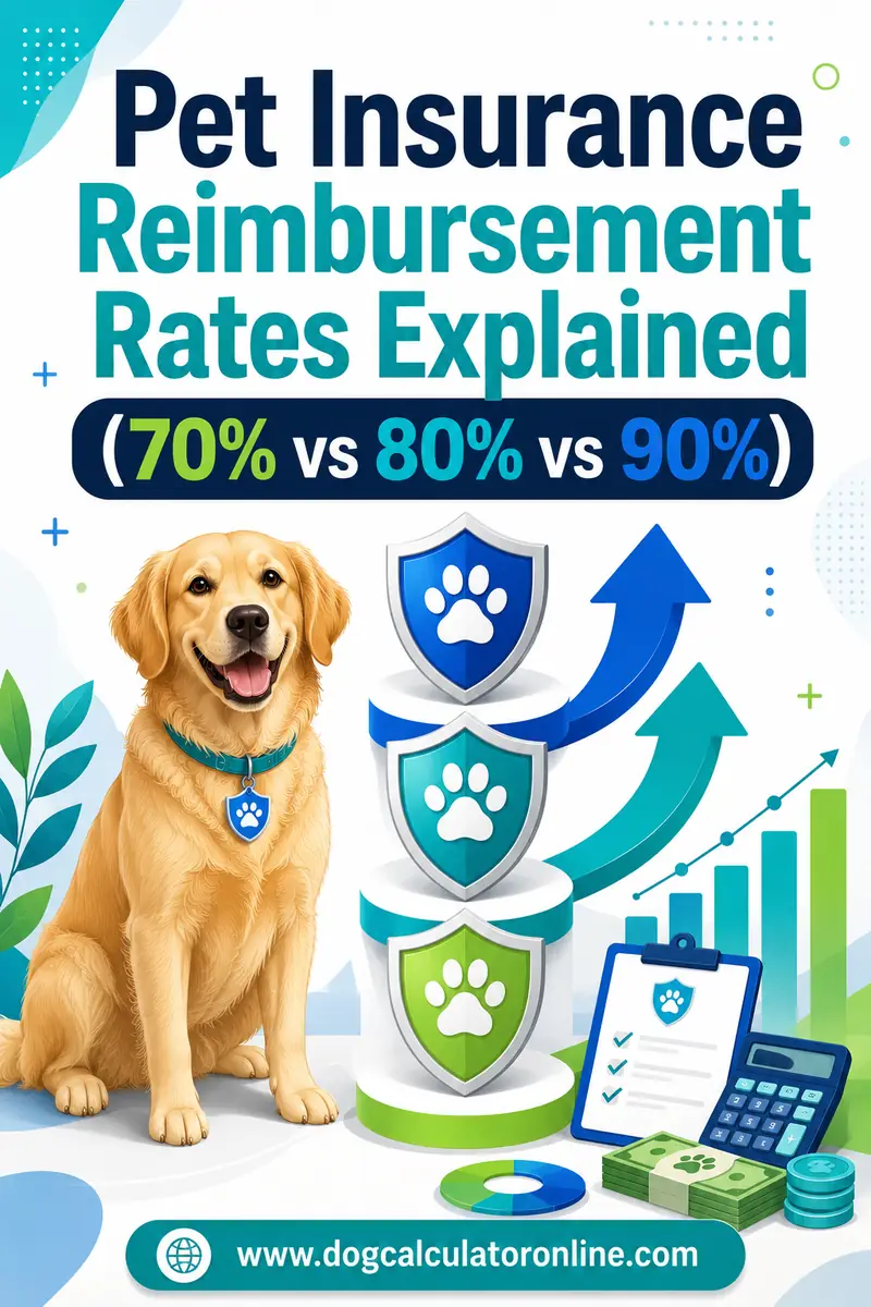 Pet Insurance Reimbursement Rates Explained (70% vs 80% vs 90%)