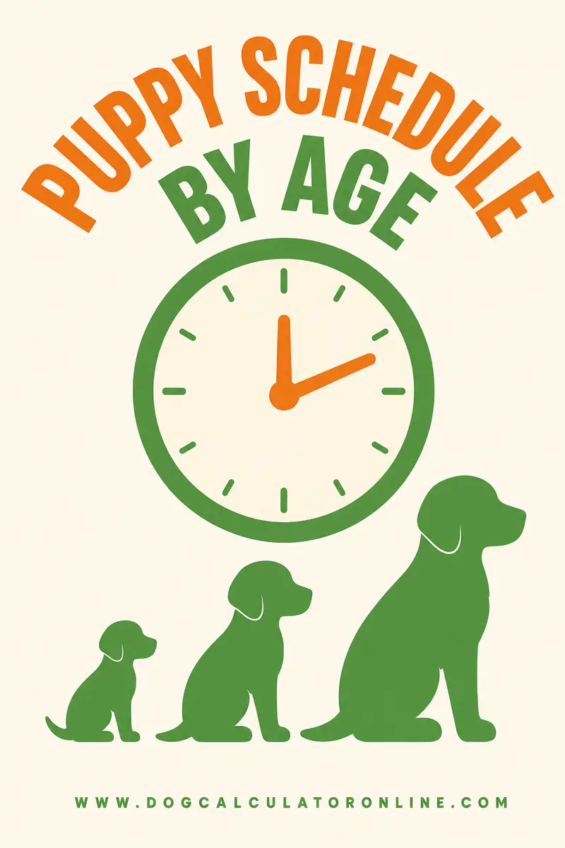 Puppy Schedule by Age (Daily Routine)