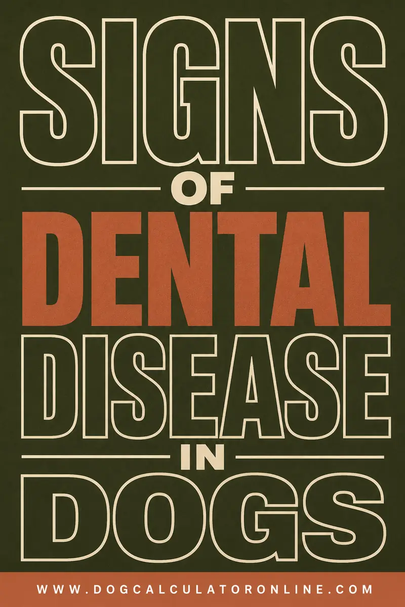 Signs of Dental Disease in Dogs