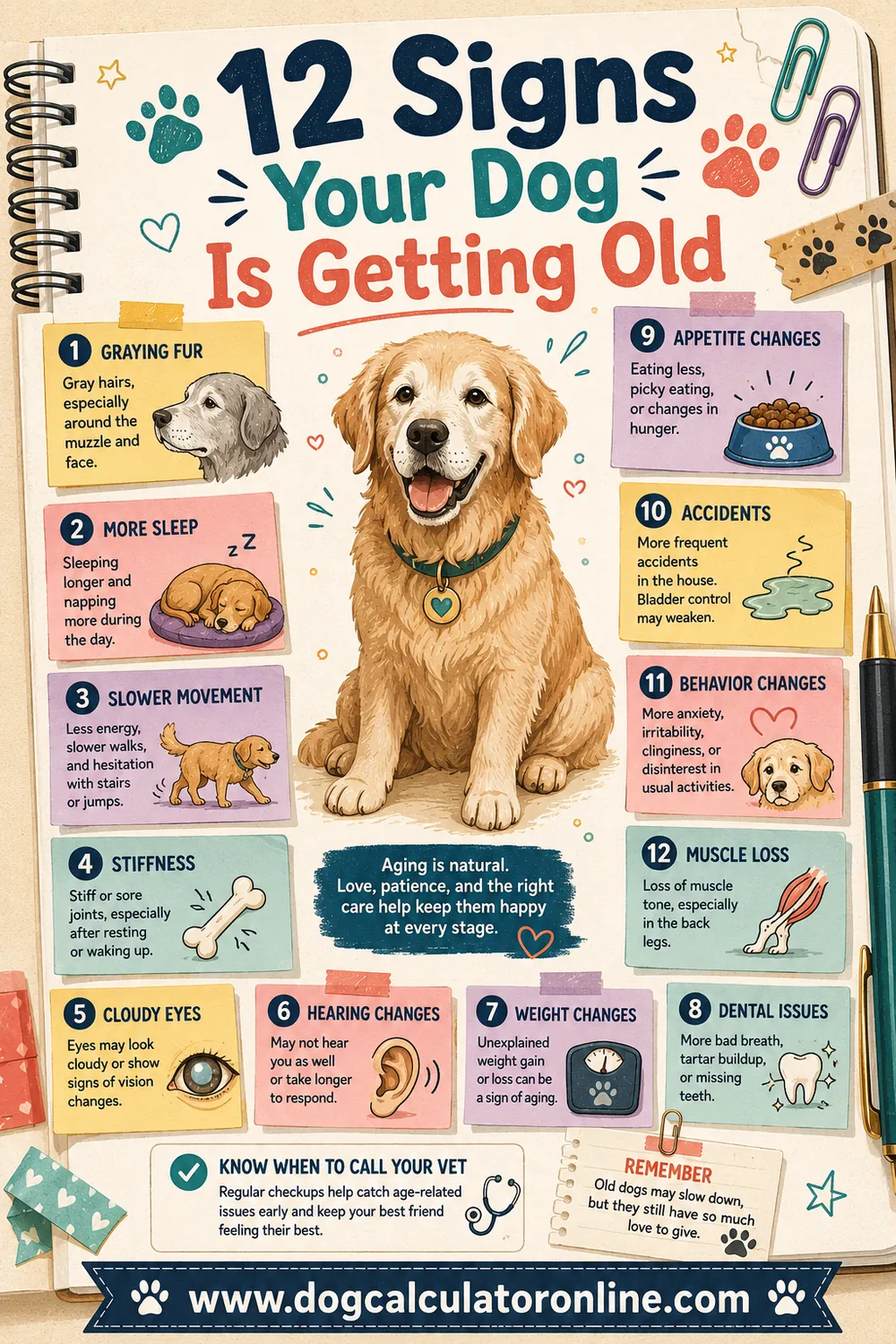 12 Signs Your Dog Is Getting Old