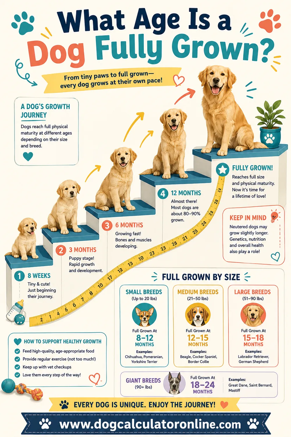 What Age Is a Dog Fully Grown?