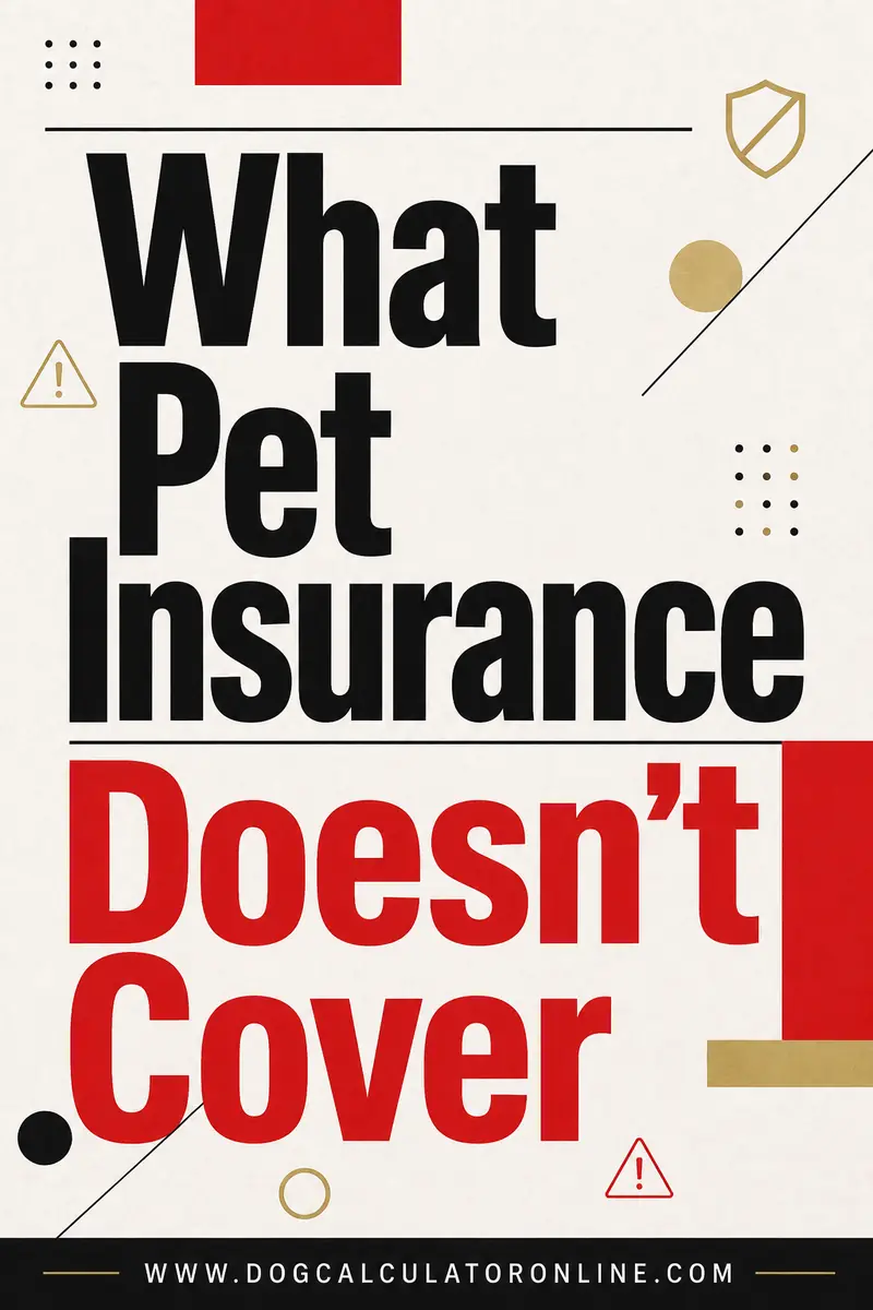 What Pet Insurance Doesn't Cover