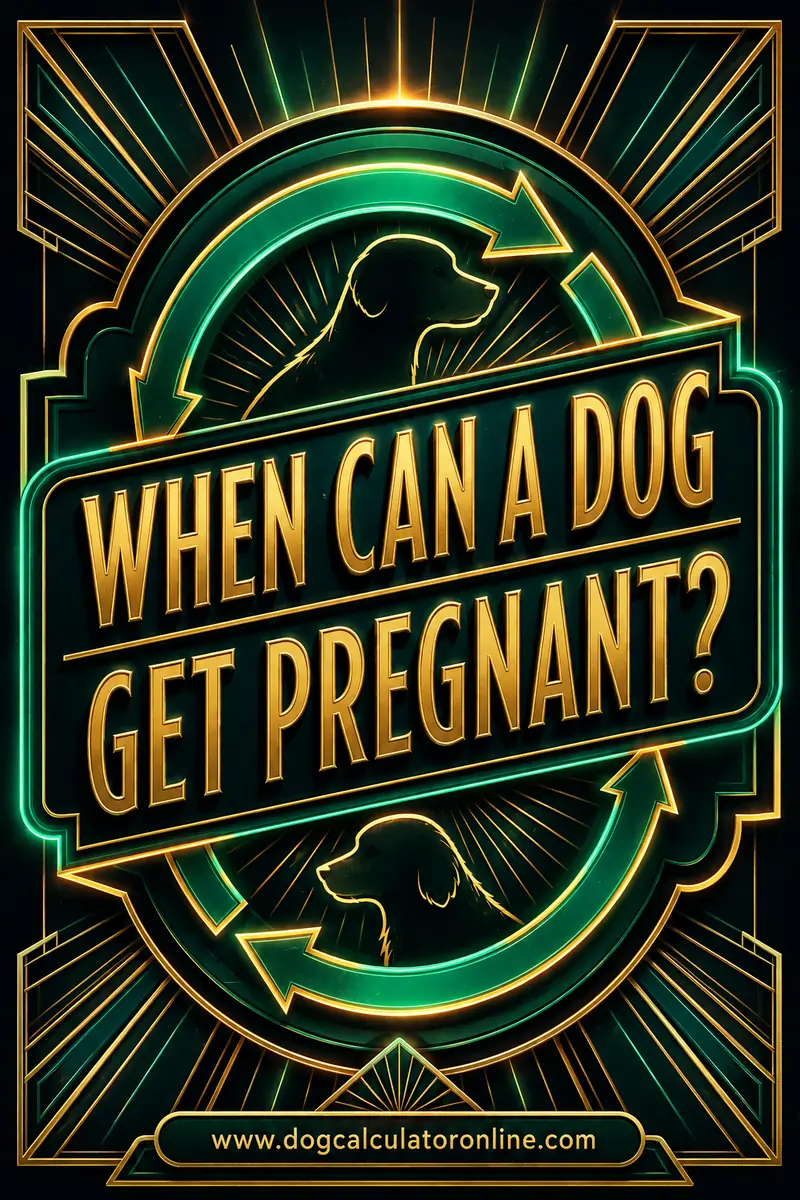 When Can a Dog Get Pregnant?