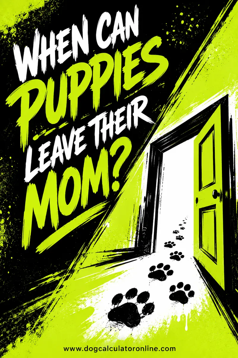 When Can Puppies Leave Their Mother?
