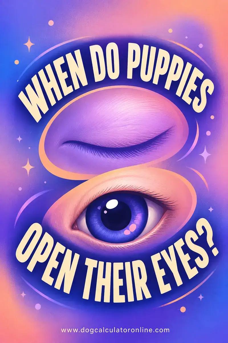 When Do Puppies Open Their Eyes?