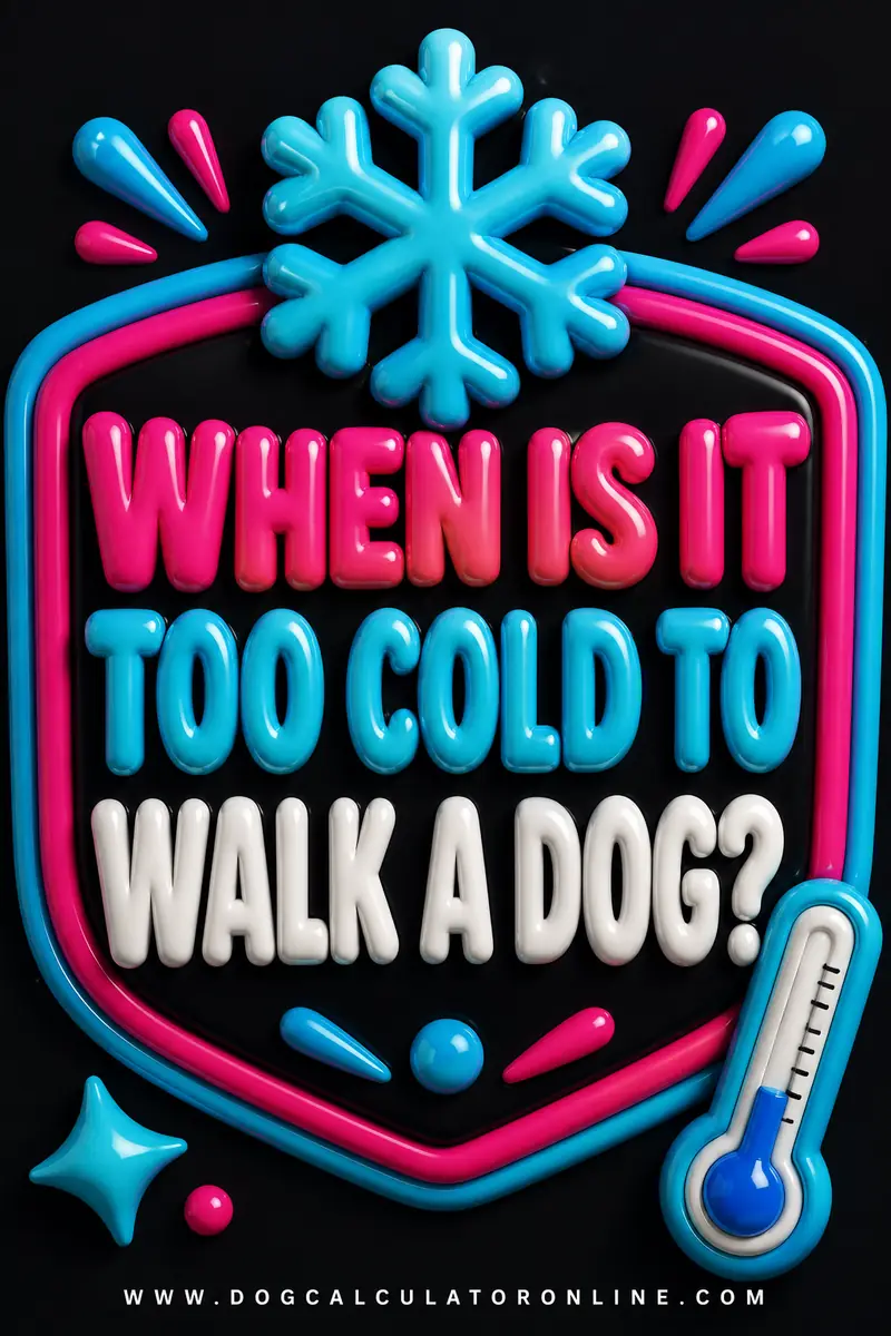 When Is It Too Cold to Walk a Dog?