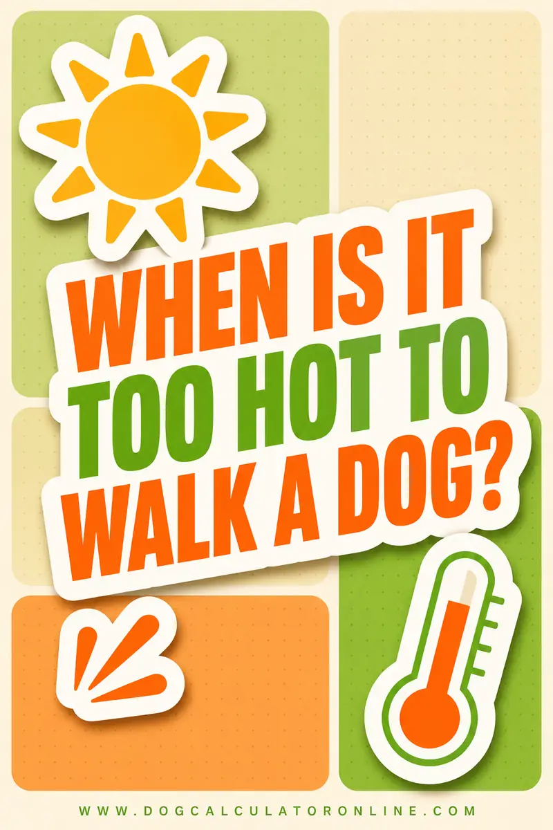 When Is It Too Hot to Walk a Dog?