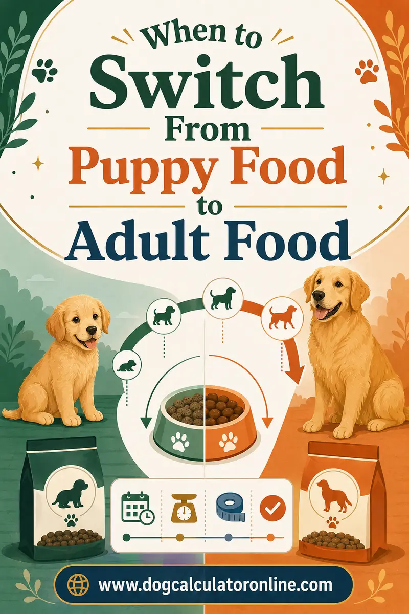 When to Switch From Puppy Food to Adult Food